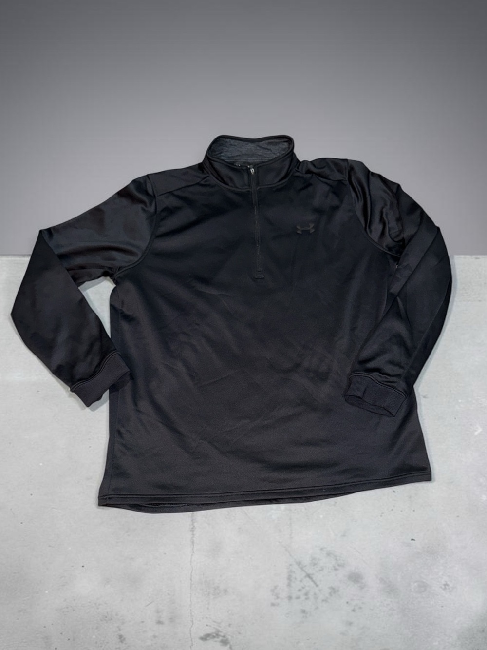 Under Armour Men’s Black Quarter-Zip Performance Pullover (XXL Tall)